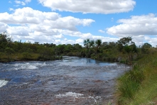 Photograph of the waterfall called Fumasse - Jalapão Park - Tocantins State