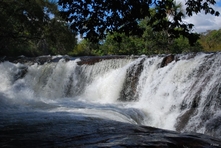 Photograph of the waterfall called Soninho - Jalapão Park - Tocantins State