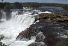 Photograph of the waterfall called Velha -Jalapão Park - Tocantins State