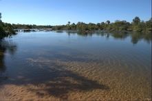 Photograph of the river Rio Novo - Jalapão Park - Tocantins State